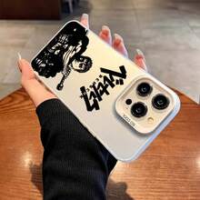 Funda de anime  compatible con Apple  16 15 14 13 12 11 XS X Pro Max Plus, funda colorida plateada, compatible con funda  17, funda  17 Pro, funda  17 Pro Max - 036YA1101AYL - Ver 6