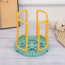 1/2/3 Pcs Dinnerware Bowl Plate Storage Holder, Kitchen Plastic Drain Rack, Dish Storage Display Stand, Adjustable Plate Holders For Dinner Plates Retractable Plates Organizer Dish Holder Plate Dish Rack Organizer With Handle For Kitchen Bowl Organizer, White/Gray 2 Colors Available