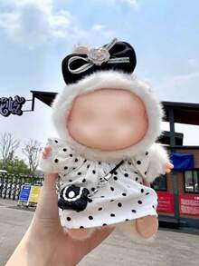 【仅含服装】适合17厘米娃娃的服装配饰，包括时尚服装和领结，适合娃娃，春夏系列，生日/复活节/圣诞节礼物，节日礼物，可爱优雅的公主裙（不含娃娃） - 彩色 - 查看 13