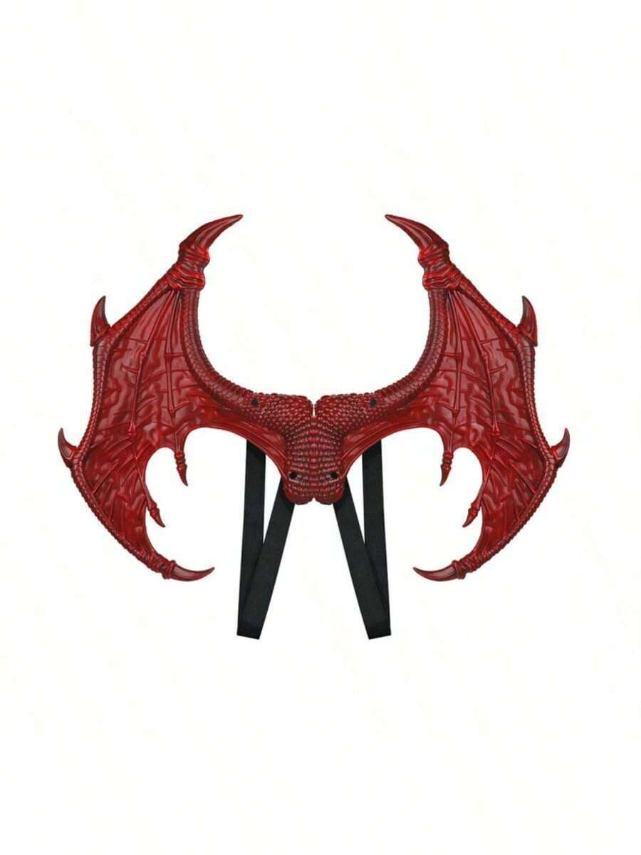 Trang phục hóa trang Halloween Carnival Devil Cosplay Dragon Wings - Đỏ - Xem 1