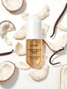 50ml Damen Duftspray & Nebel, langanhaltender natürlicher Aromatherapie-Duft, kompaktes tragbares Reiseparfüm, frischer floraler gourmander Vanille-Kokos-Duft mit Noten von Jasmin, Orchidee, Sandelholz, Ozean-Aqua.