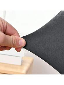 1pc/2pcs/4pcs Solid Color Milk Silk Removable & Washable Bar Stool Covers, Modern Polyester Elastic Dust-Proof & Stain-Resistant Covers For Home, Bar, Hotel, Club, Swivel Backless Stools, All Season - Dark Grey - View 4