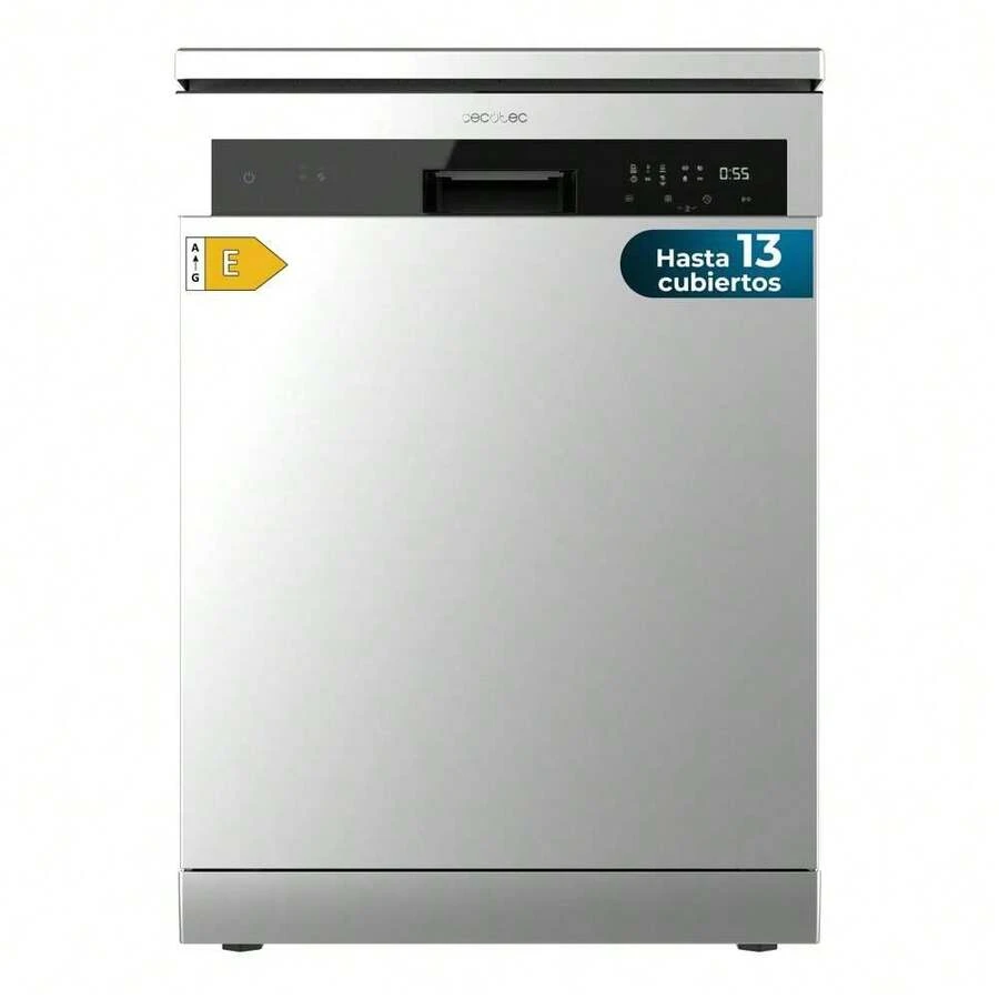 Cecotec Bolero Aguazero 6110 Inox 60cm 1850W Dishwasher: Space For 13 Place Settings And 6 Customized Programs For Every Need, From Intensive Cleaning To Delicate Glassware Care. With Class E Efficiency And A Half Load Option, It Saves Energy And Water. Smart Features Like Delay Start And Dry+ For Added Convenience. Intuitive FullTouch Panel And Child Lock System. Ideal For A Modern,  Home. - Multicolor - View 1