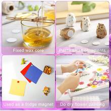 200/500pcs High Temperature Resistant Candle Wicks: Strong Adhesive, Double-Sided Design, Easy To Use, Suitable For And Clean DIY Candle Making Double-Sided Tape - Multicolor - View 8