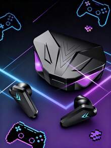 Unique Monster Game Wireless Headphones, Touch Control, 30-Hour Playtime, Type-C Fast Charging, Clear Calls, Suitable For Running And Fitness