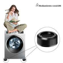 Alfombrillas Antivibración y Antideslizantes de Plástico en Negro para Lavadoras y Secadoras - Albaricoque - Ver 8