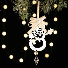 Christmas Party Christmas Tree Decorations, Creative Iron Icicle Hanging Ornaments, Reindeer, Snowman, Snowflake, Star Christmas Tree Hanging Decorations, Christmas Atmosphere Scene Decor