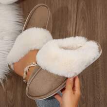Women's Winter House Shoes Fluffy Fuzzy Cozy Fashion Slippers Fall Indoor Bedroom - 卡其色 - 查看 3