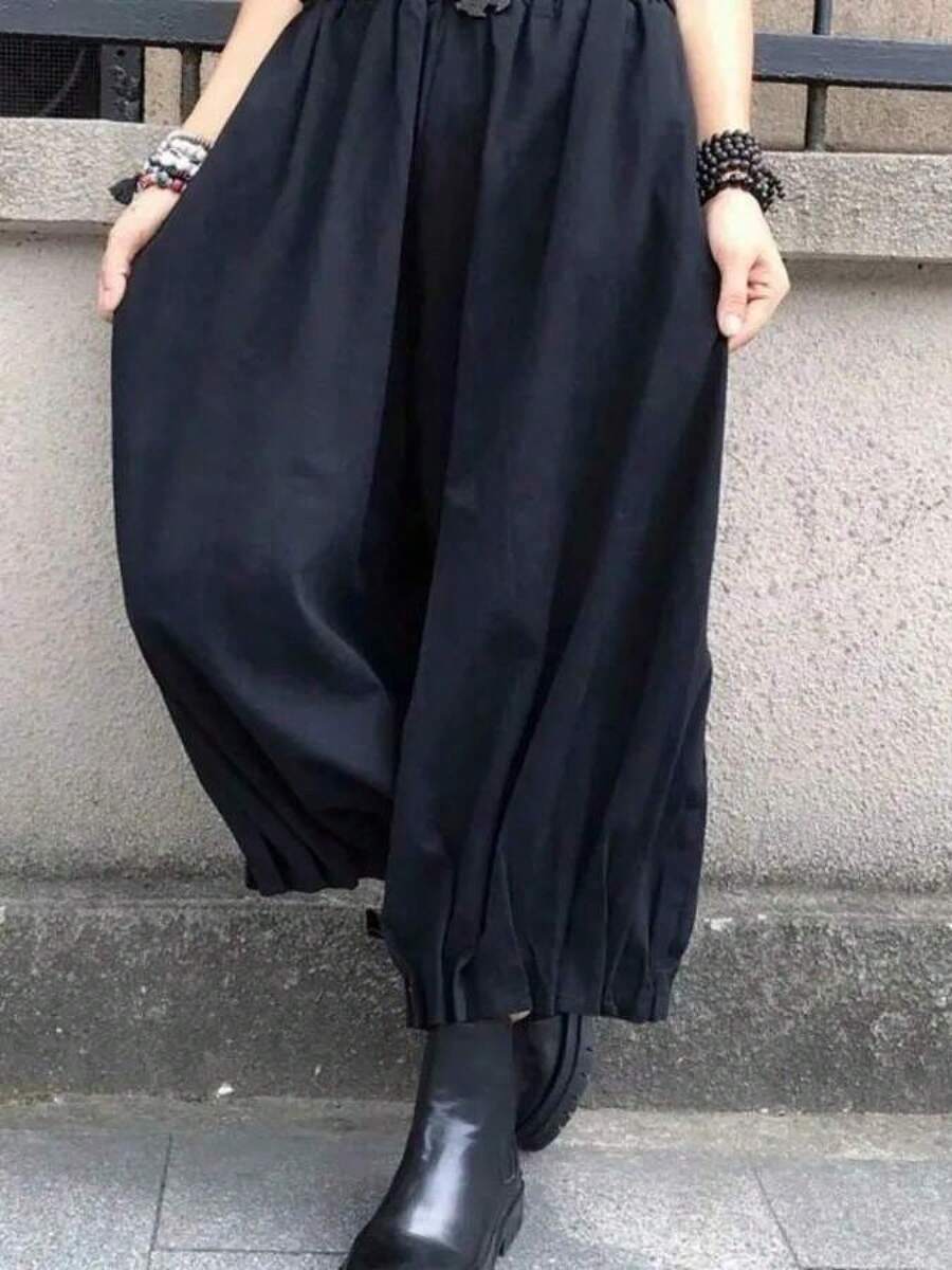 Women Pants - Svart - Visa 1