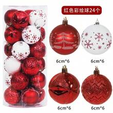 Christmas Ball Ornaments, Assorted Metallic, Glitter & Colored Christmas Tree Hanging Decorations, Suitable For Malls, Bars, Ceiling Decor, Christmas Decoration, Holiday Atmosphere Home Decor Christmas Decorations Room Decor Winter