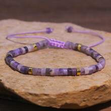 Pulseras inspiradoras de piedras naturales curativas como regalo para mujeres - Regalos de mejórate pronto para mujeres, mejores amigas, hermanas, niñas - La vida es dura, pero tú también lo eres