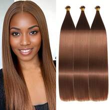 3 Pcs Straight Hair Extensions 24 Inch Bone Straight Braiding Hair Extensions, Soft Synthetic Bundles Crochet Braids Hair Bundles For Braiding (150g/Pc) - Multicolor - View 13
