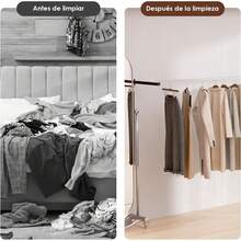 Tendedero Plegable Retráctil para Ropa con 20 m y 30 Clips - 1 - Ver 6