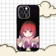 Funda de teléfono Oshi no Ko K-Kana Arima compatible con  16e, 16, 15, 14, 13, 12, 11, Pro, X, XS, Max, XR, Plus, Mini, funda negra suave, funda compatible con  17, funda  17 Pro, funda  17 Pro Max - z7 - Ver 13