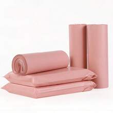 100/50 bolsas de mensajería rosas, bolsas de envío autosellantes, bolsas de embalaje impermeables, bolsas de regalo, bolsas de almacenamiento de ropa, bolsas de mensajería versátiles, adecuadas para embalaje de regalos de Halloween/Navidad/Boda/Cumpleaños/Vuelta al Colegio, mensajería escolar/oficina/hogar/negocio