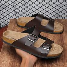 可调节扣环男女休闲拖鞋，软木凉鞋，户外沙滩鞋，男女皆宜，加大码