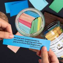 Słoik z wersetami biblijnymi, szklany/plastikowy słoik Hope z wersetami biblijnymi dla kobiet, prezenty religijne dla mężczyzn, wersety biblijne w słoiku, prezenty na ukończenie szkoły, słoik modlitewny, akcesoria do Jezusa, słoik z wersetami biblijnymi "Przeczytaj mnie, kiedy", akcesoria biblijne, artykuły biblijne, karty z wersetami biblijnymi, prezenty do słoika modlitewnego dla kobiet