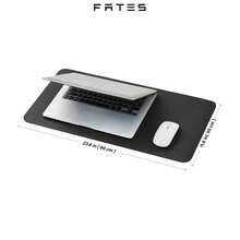 Protezione in pelle per scrivania da ufficio, tappetino da ufficio, tappetino mouse grande, tappetino in pelle PU antiscivolo e assorbente per inchiostro, tappetino per scrivania laptop, blocco note impermeabile per ufficio e casa