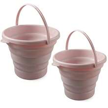 1 pieza Cubo de plástico plegable, Tina redonda plegable, Cubo de agua portátil para pesca, Cubo de agua de plástico portátil, Maceta de agua para exteriores que ahorra espacio, Organizador de maletero para todo tipo de vehículos