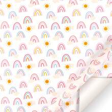 FOIMAS - 2/20 feuilles de papier d'emballage floral, papier d'emballage de bouquet de jardinier imperméable, utilisé pour l'emballage cadeau de fleurs, produits d'artisanat, noir et blanc, rose, rouge