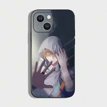 Oshi No Ko, Oshi No Ko IPhone Case, Oshi No Ko Aqua Anime Phone Case For IPhone 16, 15, 14, 13, 12, 11 Plus, Pro Max, XS, X, XR, SE, Mini, 8, 7, Soft Black Silicone Case - Z5 - 查看 9