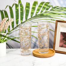 24 Pcs Artificial Pearl String Floating Candle Faux Pearls Beads String Party Garland Decoration Vases Filler Wedding Centerpiece Party DecorGold