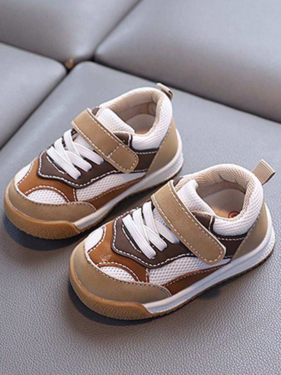 Weiche Anti-Rutsch Baby Sportschuhe, geeignet für 0-4 Jahre alte Jungen & Mädchen für drinnen/Outdoor, Kleinkind Laufschuhe mit Klettverschluss Design, bequeme & praktische Baby Freizeitschuhe, Frühling/Herbst