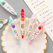 1支/3支/4支装，多种可爱生动的图案可选，描绘生活艺术，花卉装饰笔带您进入精致的日记世界！每一笔都饱含心境，每一幅画都讲述一个故事，记录您的独特瞬间，学生文具马克笔，DIY日记本，返校必备。可作为学生文具礼物赠送。 - 彩色 - 查看 5