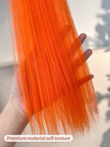 5 Stücke Set Haarspangen in Weinrot, Synthetische Perücke für Frauen, ohne Salon-Haarfärbung nötig, passend zu verschiedenen Frisuren für den Alltag und Partys