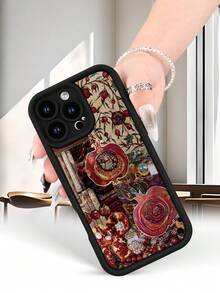 Selected SimplicityPomegranate Art Phone Case-High end | Elegant | Yellow resistant and wear-resistant | Scratch resistant and drop resistant | Wholesale of phone cases - UV printing for - Negro - Ver 6