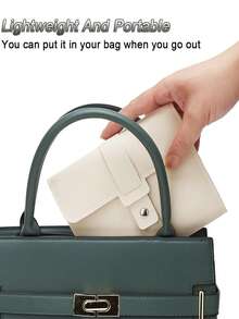 1 件便携式多功能小首饰卷包，耳环耳环项链收纳包，便携式小饰品收纳，耳环架收纳盒，首饰收纳盒，便携式耳环架，紧凑型多功能首饰卷包，耳环，项链收纳包，便携式饰品架 - 綠色 - 查看 4