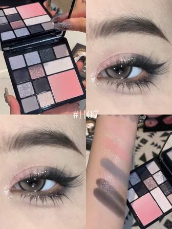  Paleta de sombras de ojos de 12 colores HOLD LIVE, versión actualizada de Paris Garden, apta para uso diario