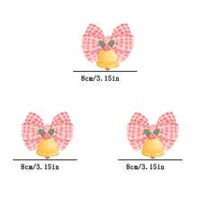 1pc/2pcs/3pcs Christmas Bell & Bow Decal - Heat Transfer Sticker Suitable For DIY Canvas Bag, T-Shirt, Pillow, DTF Jeans, T-Shirt And Backpack, Heat Transfer Image For Textiles/New Products, Decoration/Heat Press Sticker For Clothing, DTF Transfer For Garments