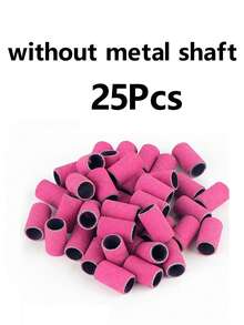 100pcs/Box Seamless Polishing Strips Set: Pink Mini Nail Polishing Strips With Sanding Heads, Electric Nail Grinder Sanding Heads, Nail Removal Polishing Strips, Nail Polishing Tools - Pink - View 17