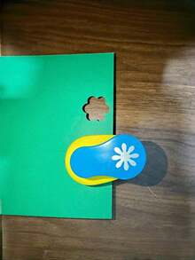 1pc Shell Random Color Machine Embossing Machine, Hole Puncher, Creative DIY Flower Hole Puncher, Beginner Handmade Materials, Embossing Machine, Labor-Saving And Labor-Saving Embossing Machine, Halloween Gift, Christmas Gift - Multicolor - View 7