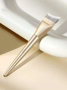 鱼尾粉底刷超细不沾粉，新月形直扁头，无痕遮瑕液粉底底妆刷，赠品 - 彩色 - 查看 7