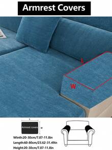 1 Vỏ bọc ghế sofa co giãn, Vỏ bọc ghế sofa bằng vải nhung phủ toàn bộ, Vỏ đệm ghế sofa đa năng cho mọi mùa, Chăn sofa vải dày, Có thể giặt bằng máy, Chống bụi, Thân thiện với thú cưng, Trang trí nhà cửa, Có thể điều chỉnh cho ghế sofa góc, Phòng ngủ, Văn phòng, Phòng khách 1/2/3/4 chỗ ngồi - Xanh đậm - Xem 17