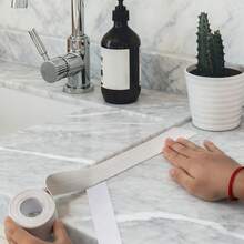 Bathroom And Kitchen Sealing Tape Sealing Strips, Self-Adhesive Bathtub And Wall Sealing Tape, Shower Tile Waterproof Sealing Tape, Suitable For Home Modification DIY, Suitable For Bathroom, Kitchen, Bathtub, Sink And Toilet Edge - White - View 7