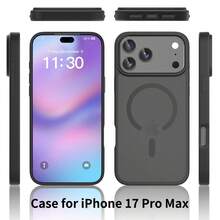 Funda protectora antideslizante de 2 en 1 con acabado mate y magnética compatible con iPhone 17