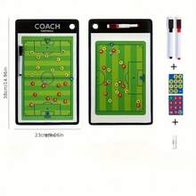 Sports Supplies - Football, Volleyball, Football Dry Erase Clipboard, Football Training Clipboard, Football Gift, Basketball Magnetic Board Tactics, Football Match Board, Football/Basketball/Volleyball Tactics Board, For Matches, Sports, Training, Team Instruction, Suitable For Football, Basketball, Volleyball, Football Sports Accessories, Basketball Sports Accessories, Volleyball Sports Accessories, Perfect Choice For Coaches! - Multicolor - View 11