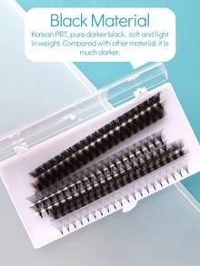 Lashes 6D To 8D C Curl Ultra Speed Pointy Base Promade Fans Eyelash Extensions Premade Fans 500 Fans Per Box - C - View 5
