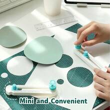1pc Lightweight 360 Degree Manual Round Cutting Tool, Handmade Rotary Cutter, Round Paper Trimmer, Scrapbooking Circle Cutter, Photo Arc Cutter, Min Cutting Diameter 0.79 Inch, Max Cutting Diameter 7.87 Inch