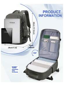 Rucsac de mână, rucsacuri de călătorie, aprobat pentru zbor, capacitate mare, țesătură din nailon, impermeabil, rucsac pentru drumeții, rucsac pentru computer în aer liber, pentru călătorii, camping, drumeții, pentru bărbați și femei, cadou pentru mamă, tată, fiică, prieten, accesorii de călătorie, unisex, rucsac funcțional pentru băieți, rucsac pentru computer, design cu curea pentru bagaje, pentru întoarcerea la școală, pentru afaceri la facultate, în aer liber, pentru boboci, boboc, cadou pentru iubit și tată