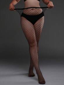 3 双性感女式渔网裤袜，女式简约镂空渔网紧身裤 - 时尚日常连裤袜，派对和节日穿着，万圣节圣诞节礼物