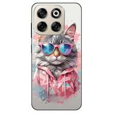 WUACYEAMING Funda Bonita para ZTE AXON 70 4GCarcasa con Aesthetic Lindo Dibujos Ultrafina Suave TPU Antigolpes Case Divertidas Diseño NegroGatos - Gatos - Ver 1