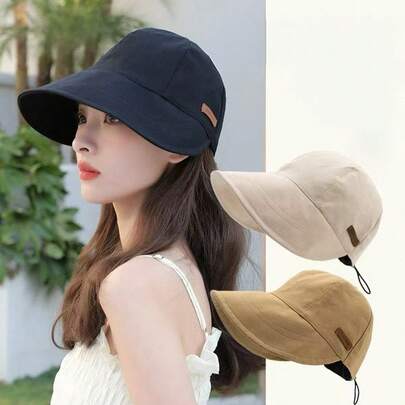 Fashionable Personalized Versatile Bucket Hat, Sun Protection, Sun Visor Hat, Korean Style, Suitable For Spring, Summer, Autumn