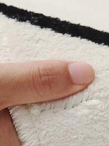 1 pezzo Tappeto decorativo natalizio in peluche a forma di omino di pan di zenzero, morbido e soffice tappeto da camera da letto o soggiorno, decorazione per la casa, lavabile