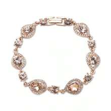 Givenchy Pear-Shape Crystal Orbital Flex Bracelet | - Hồng - Xem 1