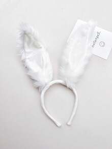 1 szt. Uroczy i słodki dodatek do włosów na imprezę - pluszowa opaska z uszami króliczka, pluszowa długa opaska z uszami królika, nakrycie głowy, opaska na głowę, sukienka damska, cosplay, lolita, cosplay, akcesoria do włosów - A - Zobacz 10