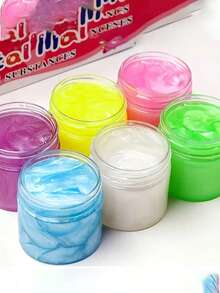 1-10个带盖塑料罐 - 透明圆形多用途容器，翻盖设计，可手洗，适用于颜料、珠子、食品、化妆品样品及旅行收纳、厨房收纳 - 可重复使用，无需用电，经久耐用，易于清洁 - 彩色 - 查看 4